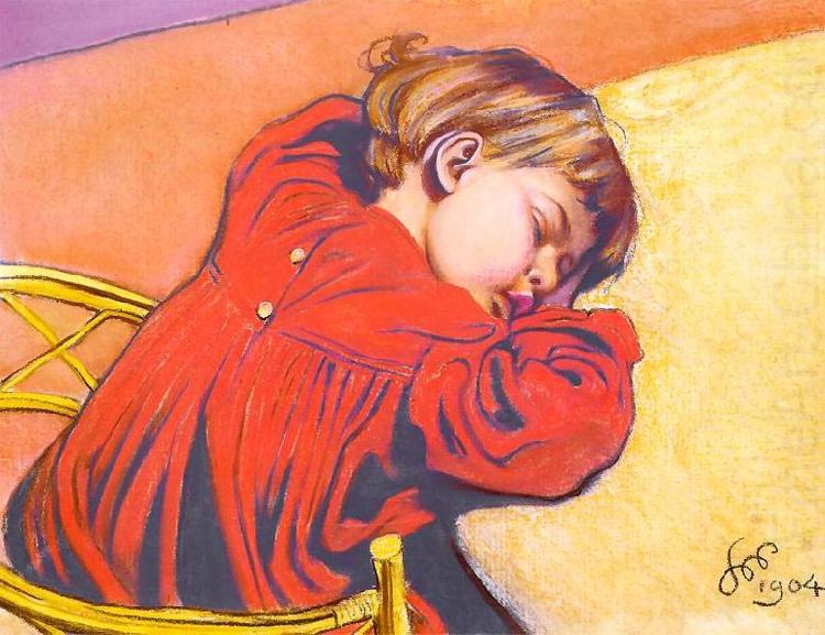 Stanislaw Wyspianski Sleeping Stas, china oil painting image
